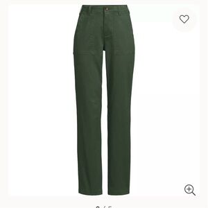 Lands End High Rise Chinos with Utility Pockets size 6